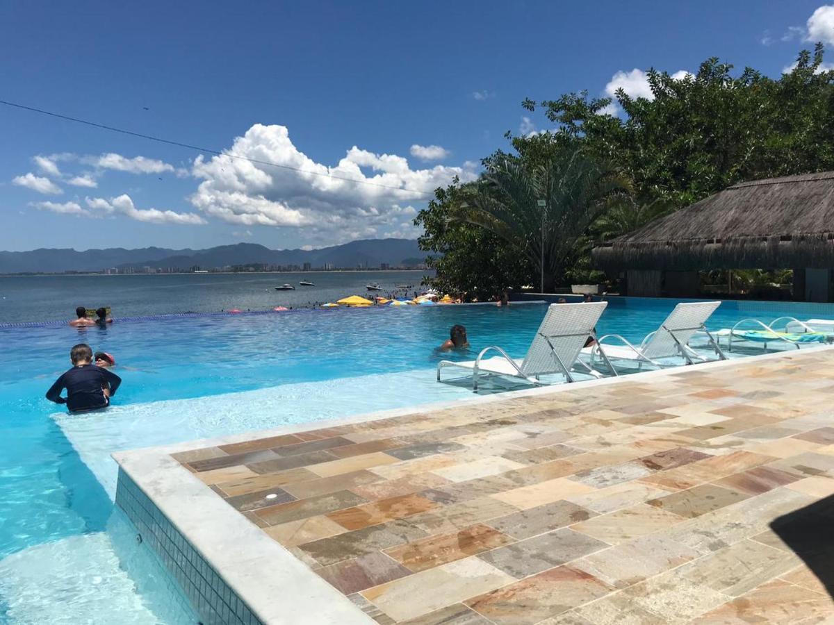 Apartamento Pe Na Areia Frente Para O Mar E Piscina Na Prainha كاراغواتاتوبا المظهر الخارجي الصورة